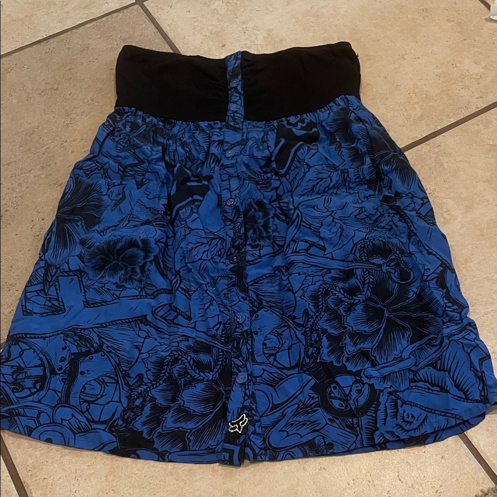 Fox Racing Blue Floral Women's dress